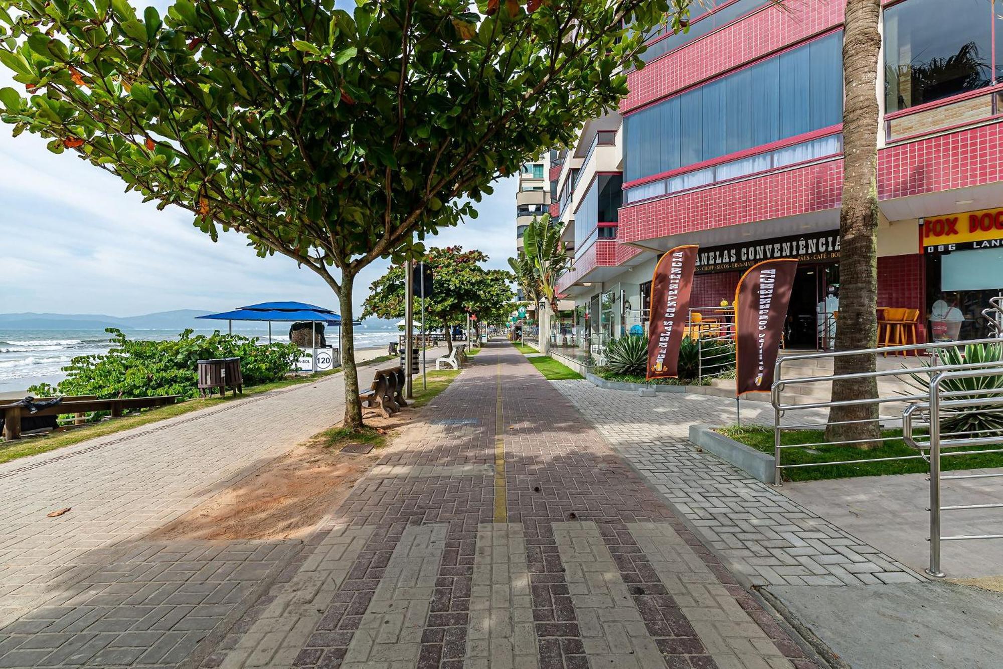 Apto Pe Na Areia Vista Mar Em Meia Praia Evb308 Itapema Dış mekan fotoğraf